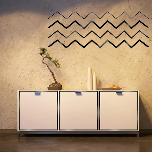 Miniatura 6 de Zonon Cinta de película de poliéster autoadhesiva negra de 3 tamaños, cinta Washi para muebles de automóvil, artes gráficas, decoración de paredes