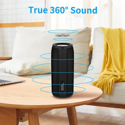Miniatura 2 de Altavoz Bluetooth, altavoces Bluetooth MusiBaby M88, altavoz inalámbrico, altavoces Bluetooth inalámbricos, doble emparejamiento, Bluetooth 5.0