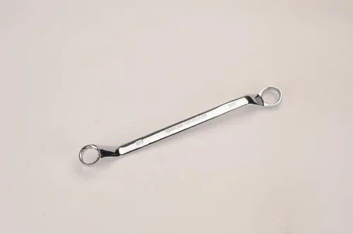 Miniatura 10 de FLZOSPER Llave de extremo de caja doble de 0.551 in x 0.591 in de 12 puntos con desplazamiento de 45 grados, acabado pulido, Cr-V
