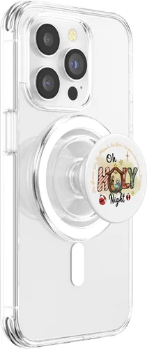 Miniatura 3 de PopSockets MagSafe PopGrip de Navidad cristiana nacida por Jesús para iPhone