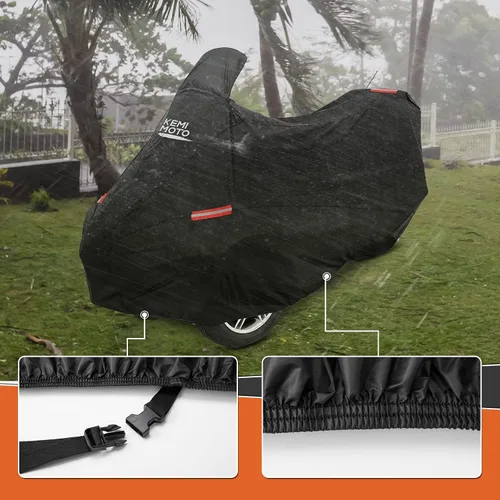 Miniatura 4 de KEMIMOTO Funda Completa Compatible con Can-Am Spyder RT/RT Limited 2010-2019 Funda con Tiras Reflectantes A Prueba de Polvo, Resistente al Agua