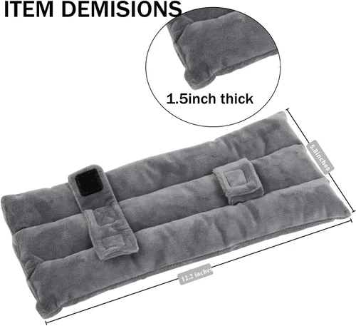 Miniatura 4 de Almohada para cinturón de seguridad para mastectomía poscirugía, cojín de apoyo para recuperación de cirugía cardíaca para puerto de quimioterapia