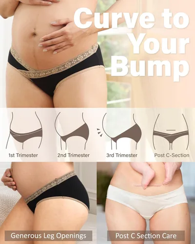 Miniatura 10 de Intimate Portal - Ropa interior de maternidad para debajo del vientre o pancita, panties post-parto