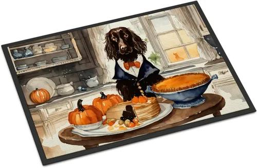 Miniatura 56 de Caroline's Treasures DAC1720MAT Affenpinscher - Tapete de otoño para cocina, con calabazas, 18 x 27 pulgadas, tapete para puerta delantera
