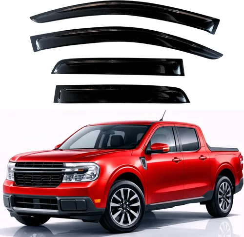 Miniatura 82 de KPY Moldura deflectora de viento para ventana con protección para lluvia, Chevy Tahoe/GMC Yukon 1995-2000, Suburban C/K1500/2500/3500 1992-2000
