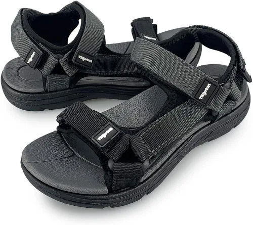 Miniatura 6 de TISGOTAN Sandalias de verano para niños, sandalias de senderismo con correas ajustables para niños pequeños y grandes