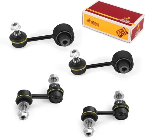 Miniatura 12 de Metrix Premium Piezas de Chasis - Kit de 4 Piezas de Enlace de Barra Estabilizadora Delantera y Trasera Compatible con Mercury Mariner 2009-2011