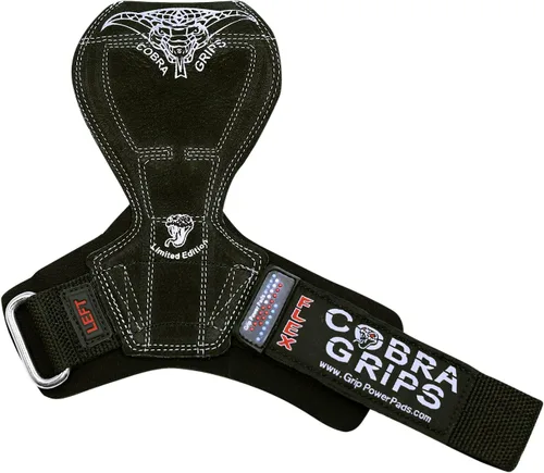 Miniatura 4 de Cobra Grips Flex Model Weight Lifting Gloves Heavy Duty Straps Alternative Power Lifting Hooks for Deadlifts with Padded Wrist Wrap Support