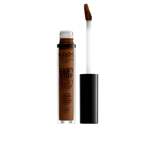 Miniatura 13 de NYX PROFESSIONAL MAKEUP Can't Stop Won't Stop - Corrector de contorno, 24 horas de cobertura total y acabado mate - Vainilla 06 VAINILLA