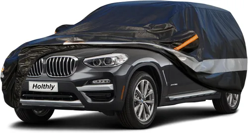 Miniatura 34 de Funda para Automóvil de 10 Capas Impermeable para Todo Clima para Coupé Hatchback, 100% Impermeable Fundas para Automóvil de Exterior Ajuste