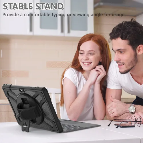 Miniatura 5 de Junfire Funda para Microsoft Surface Go 4 2023/Surface Go 3/Surface Go 2, a prueba de golpes, Surface Go de 10.5 pulgadas, correa de mano/soporte