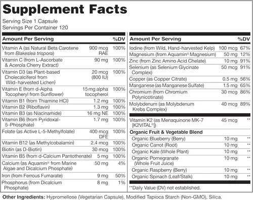 Miniatura 3 de Naturelo Multivitamina de un día para mujeres, 1
