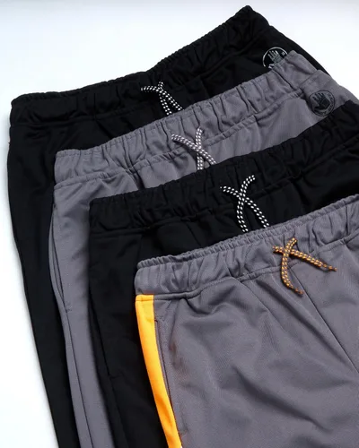 Miniatura 3 de Body Glove Pantalones deportivos para niños Paquete de 4 pantalones deportivos básicos de tricot (talla 8-18)