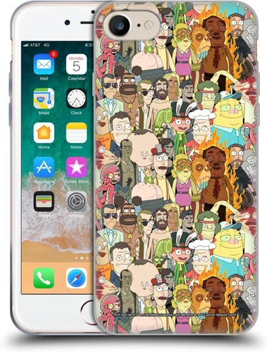Miniatura 9 de Head Case Designs Funda de gel con licencia oficial de Rick and Morty Aliens Season 3 [protección de grado militar] compatible con Apple iPhone 12