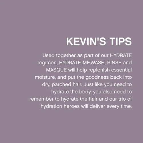 Miniatura 6 de KEVIN.MURPHY HYDRATE-ME.WASH - Champú hidratante para cabello natural y coloreado - Para cabello opaco, reseco y seco - Champús nutritivos profundos