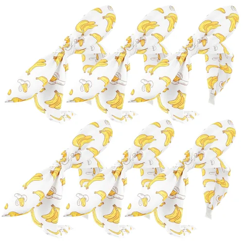 Jaciya Diademas de lazo para mujer, lindas diademas anudadas, accesorios para el cabello (banana)