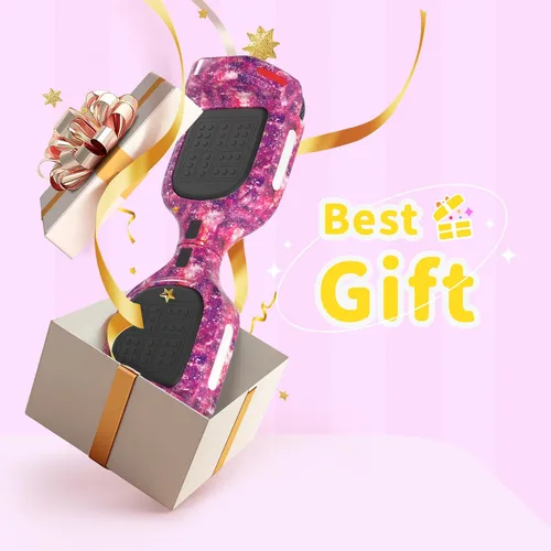 Miniatura 6 de SIMATE 6.5" Bluetooth Scooter, LED Lights & APP & Music Speaker, Long Battery Life, Gifts for Kids & Adults & Girls & Boys, for All Ages púrpura