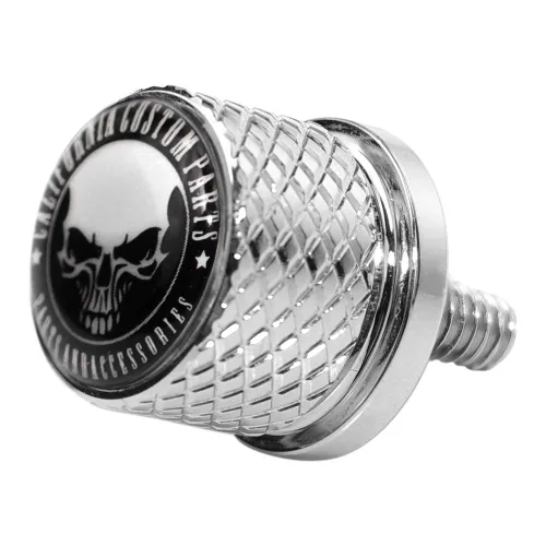 Miniatura 7 de GUAIMI Tornillo de perno de asiento de guardabarros moleteado inoxidable de 1/4 "-20 roscas compatible con Harley 1996-2026 Sportster Touring