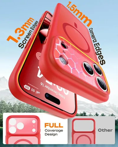 Miniatura 236 de TOCOL Funda para iPhone 11, compatible con Magsafe, protección completa de cámara, imanes integrados, protección contra caídas, funda translúcida