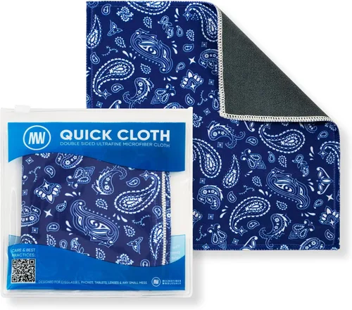 Miniatura 20 de Quick Cloth - Paños de limpieza de lentes de microfibra de 8 x 8 pulgadas, astrología, 1 paquete con funda, limpiador de lentes de doble cara