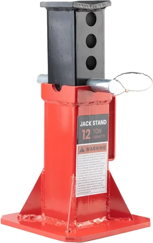 Miniatura 7 de 12 toneladas (26,400 lbs) soportes de gato de pinza profesional resistente para autos con bloqueo, altura ajustable hasta 18" para apoyar camiones