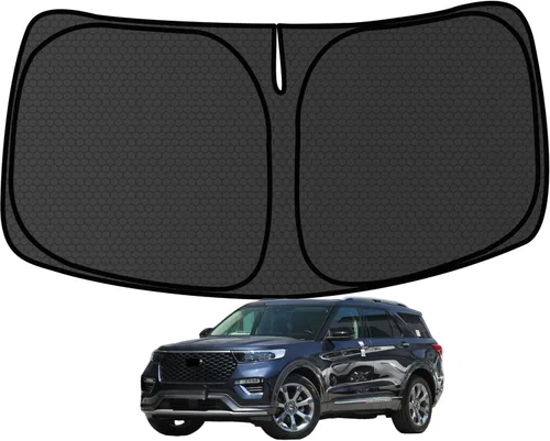 Miniatura 82 de Civic - Parasol para parabrisas Honda Civic 2022-2024 2025 (no para Honda 2022 Sport), visera frontal gruesa plegable 1:1, mantiene tu automóvil más