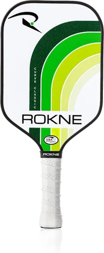 Miniatura 18 de ROKNE Curve Classic Pickleball Paddle Paletas de pickleball de fibra de vidrio aprobadas por USAPA Ingeniería de precisión y comodidad Textura