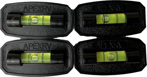 Miniatura 4 de APEX RV - Nivel de burbuja multiusos para pegar en nivel, para caravana, cámper, remolque (2 por paquete, negro)
