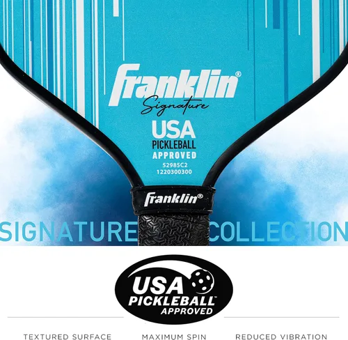 Miniatura 5 de Franklin Sports Paletas Profesionales de Pickleball - Serie Signature Paleta Profesional de Pickleball con Superficie MaxGrit - Paletas de Pro