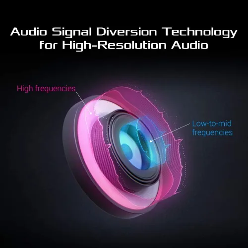 Miniatura 2 de ASUS Auriculares RGB ROG Delta Hi-Res ESS Quad-DAC, efecto de iluminación circular RBG Conector USB-C para PC, consolas y juegos móviles