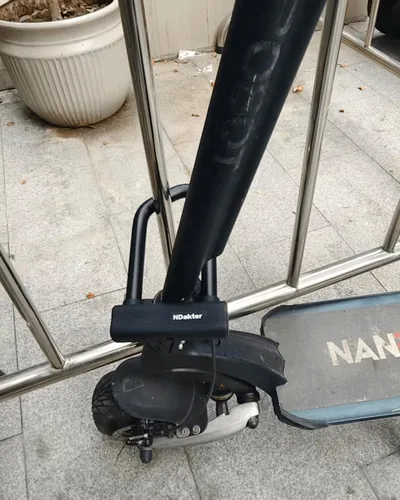 Miniatura 6 de NDakter Cerraduras de bicicleta antirrobo, cerradura en U de bicicleta para bicicleta eléctrica, grillete de 0.71 pulgadas con 3 llaves