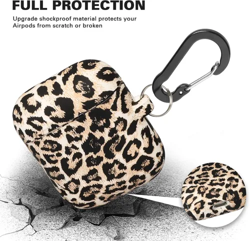 Miniatura 5 de Funda protectora de silicona suave para AirPods 2 y 1, frontal LED visible