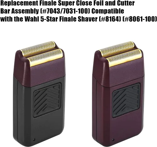 Miniatura 5 de Serie 5 Star Finale - Hoja de repuesto para afeitadora y barra de corte compatible con cabezales de lámina wahl 7031-100/7043-100, apto para rojo
