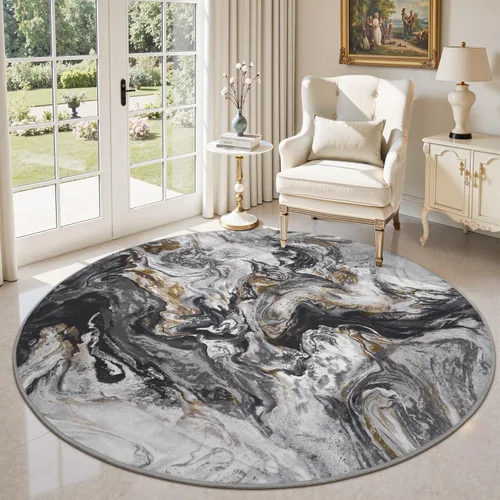 Miniatura 15 de Alfombras de área de 9 x 12 pies para sala de estar, moderna alfombra abstracta para dormitorio, contemporánea, lavable a máquina, alfombra grande