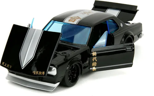 Miniatura 6 de Jada Tokyo Revengers 1:24 1971 Nissan Skyline GT-R - Coche fundido a presión y figura de Mikey de 2.75 pulgadas, juguetes para niños y adultos
