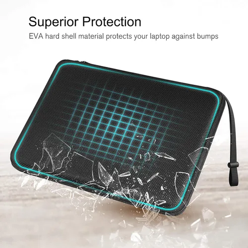 Miniatura 4 de FINPAC Funda rígida para laptop con funda para accesorios compatible con MacBook Neo (A18 Pro), MacBook M5/M4/M3/M2 de 13 pulgadas (2026-2022)