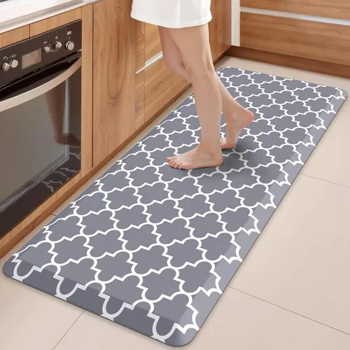 Miniatura 9 de WISELIFE - Tapete antifatiga para piso de 4/5 pulgadas, tapete de cocina antideslizante, impermeable, resistente, ergonómico, cómodo, duradero
