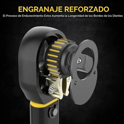 Miniatura 3 de LEXIVON - Llave de trinquete dinamométrica de 3/8 pulgadas, 10~80 pies-libras/13.6~108.5 Nm (LX-182)