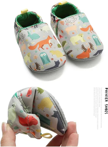 Miniatura 5 de TIMATEGO - Zapatos antideslizantes para niños y niñas pequeños, ideales para dar los primeros pasos y caminar en casa (6-24 meses).