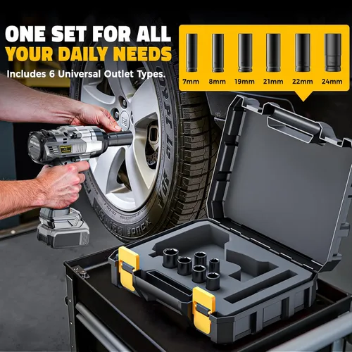 Miniatura 4 de Llave de impacto inalámbrica de 1/2 pulgada para batería DeWalt Max20V: Llave de impacto de alto torque de 1700 pies-libras, herramienta de servicio