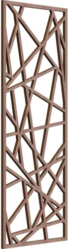 Miniatura 152 de Conway Paneles de pared decorativos de madera con calado, 9 3/8 pulgadas de ancho x 24 3/8 pulgadas de alto x 1/4 de alto, aliso