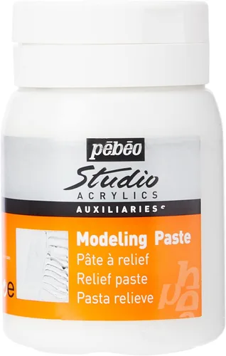 Miniatura 5 de Pebeo Studio Acrylics Auxiliaries, pasta de modelado, 3.4 fl oz