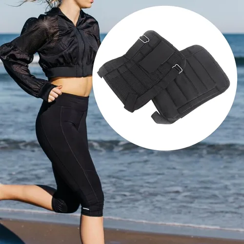 Miniatura 2 de Vaveren 2 piezas de pesas de tobillo entrenamiento de fuerza unisex suministros equipo cómodo pesas de piernas para aeróbicos, baile, gimnasio