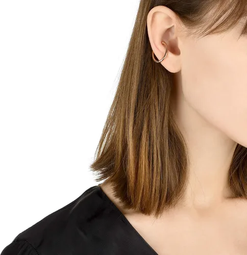 Miniatura 2 de Chow Sang Sang Lets Play - Aretes de aro individual de oro de 18 quilates para mujer 89764E se venden solos no pares