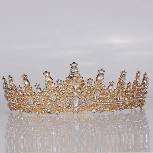 Miniatura 3 de Tiara y corona para mujer, tiaras negras para niñas con peine, corona de princesa, diadema de reina para novia, boda, Halloween, cosplay