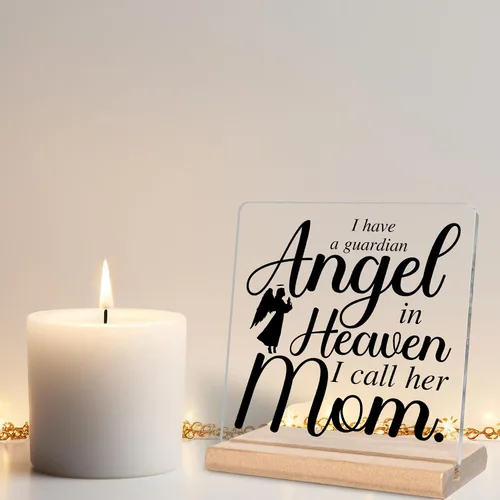 Miniatura 4 de Regalos inspiradores para hija, hijo, amigos y familia, placa acrílica con mensaje "Always Remember You Are Braver", placa motivadora con citas