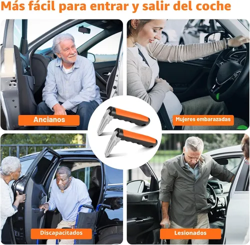 Miniatura 5 de Kaiedos Manija de puerta de automóvil para ancianos, asistencia de manija de automóvil 3 en 1 para personas mayores, mango portátil de soporte