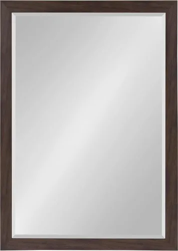 Miniatura 10 de DesignOvation Beatrice - Espejo de pared rectangular decorativo enmarcado, 21 x 27 pulgadas, marrón rústico, espejo rectangular de tocador para uso