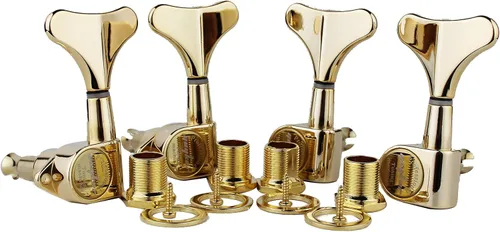 Miniatura 16 de Guyker Afinadores de Bajo para Guitarra (2R + 2L) - Clavijas de afinación con relación 1:17, cabezal sellado, reemplazo de máquina de afinación