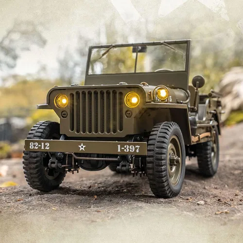 Miniatura 3 de 1/12 RC Crawler 4WD RC Truck RTR con luces LED Transmisor de 2.4 GHz Grado Hobby Grade Todo Terreno Convertible Off-Road Vehículo Control Remoto